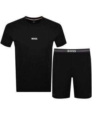 BOSS BUSINESS Boss Pique Short Set - Black