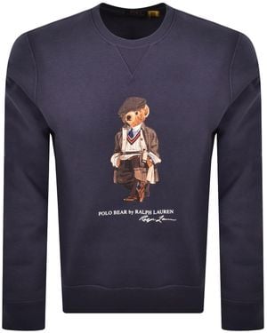 Ralph Lauren Heritage Bear Sweatshirt - Blue