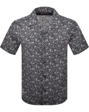 Replay All Over Print Shirt - Grey
