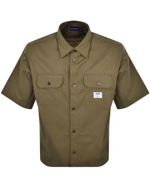 HUGO Short Sleeve Ekyno Shirt - Green