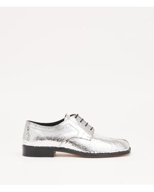Maison Margiela Tabi Broken Mirror Lace-Ups - White