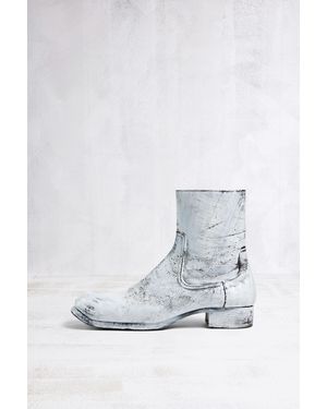 Maison Margiela Float Ankle Boots Bianchetto - Grey