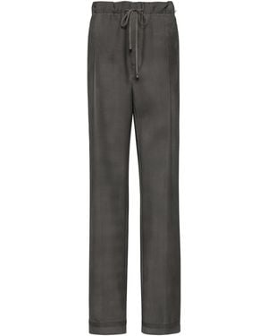 Maison Margiela Wool Mohair Trousers - Grey