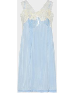 Maison Margiela Taped Slip Dress - Blue