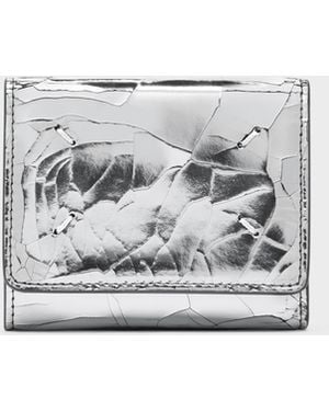Maison Margiela Tri-Fold Wallet - Metallic