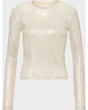 Maison Margiela Print Long-Sleeve Top - White