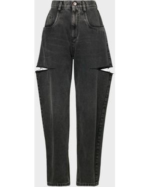 Maison Margiela Cut-Out Jeans - Black