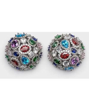 Maison Margiela Cluster Show Sphere Earrings - Blue