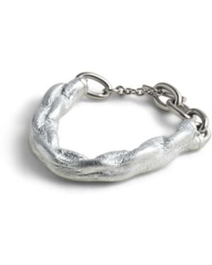 Maison Margiela Link Small Chain Bracelet - White