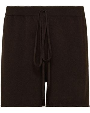 Maison Margiela Cashmere Knit Shorts - Black