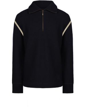 Maison Margiela Elbow Patch Sweater - Black