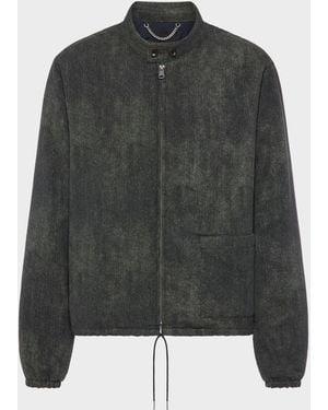 Maison Margiela Cotton Caban Jacket - Black