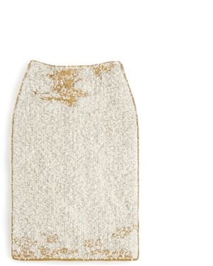 Maison Margiela Boucle Midi Skirt - Natural