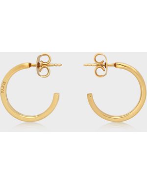 Maison Margiela Logo Earrings - Metallic
