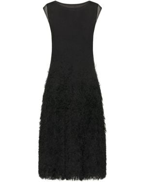 Maison Margiela Retrograde Silk Knit Dress - Black