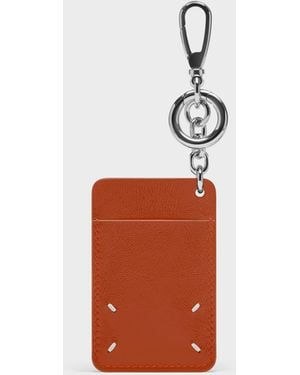 Maison Margiela Cardholder Keychain - White