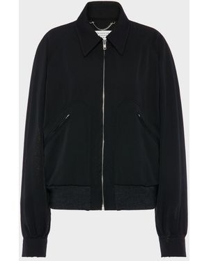 Maison Margiela Wool Caban - Black