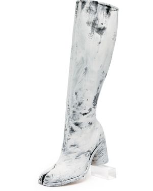 Maison Margiela Tabi Bianchetto Knee-High Boots - White