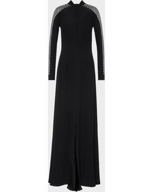 Maison Margiela Silk Maxi Dress - Black