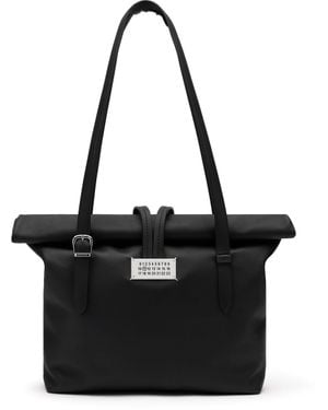 Maison Margiela Paper Shoulder Bag Medium - Black