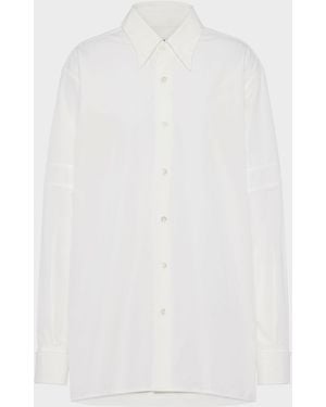 Maison Margiela Cotton Poplin Shirt - White