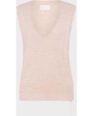 Maison Margiela Gardening Hemp Knit Vest - Pink