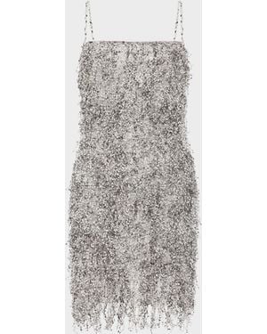 Maison Margiela Dipped Dots Slip Dress - Grey