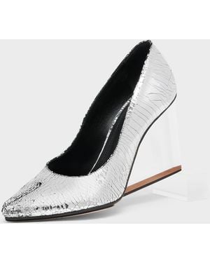 Maison Margiela Tabi Claw Plexi Pump - White