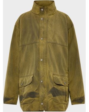 Maison Margiela Cotton Overshirt Jacket - Green
