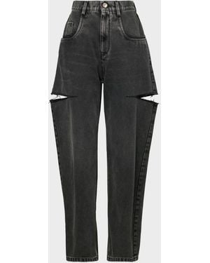 Maison Margiela Cut-Out Jeans - Black