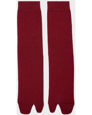 Maison Margiela Tabi Socks - Red