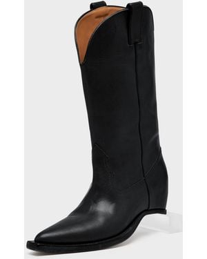 Maison Margiela Heel-Less Western Boots - Black