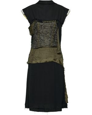 Maison Margiela Décortiqué Layer Dress - Black