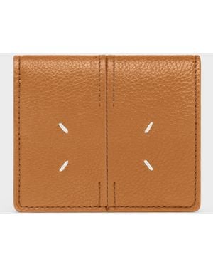 Maison Margiela Leather Bi-Fold Wallet - Brown