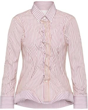 Maison Margiela Layered Tulle Shirt - Pink