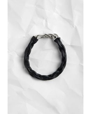 Maison Margiela Collier Ras Du Cou À Maillons Épais Link, Taille - Noir