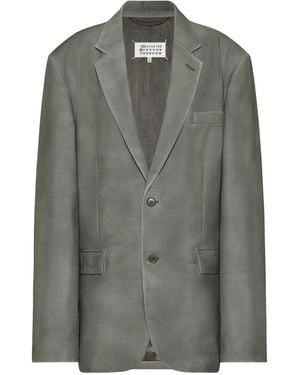 Maison Margiela Mohair Wool Blazer - Gray