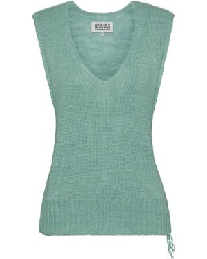 ジャケット MAISON MARGIELA Tiffany Hemp Vest Maison Margiela Tiffany hemp vest | gebnegozionline | REVERSIBLE