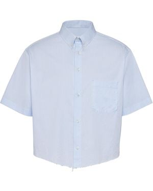 Maison Margiela Short-Sleeved Shirt - Blue