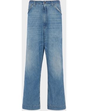 Maison Margiela Wide-Leg Jeans - Blue