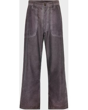 Maison Margiela Double-Dyed Workwear Trousers - Multicolour