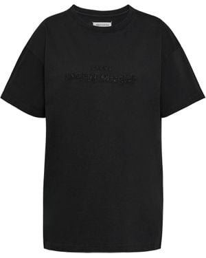 Maison Margiela Embroidered Logo T-Shirt - Black