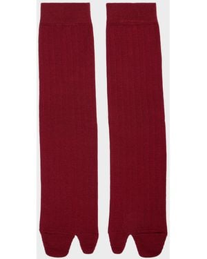 Maison Margiela Tabi Socks - Red