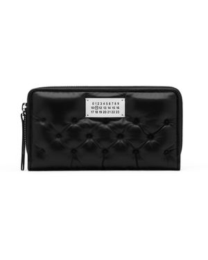 Maison Margiela Glam Slam Embroidered Wallet - Black