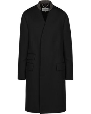 Maison Margiela Wool Cavalry Coat - Black