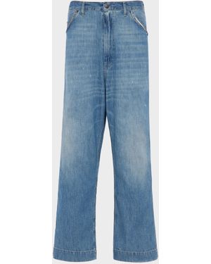 Maison Margiela Wide-Leg Jeans - Blue