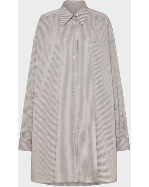Maison Margiela Folded Collar Shirt - Grey