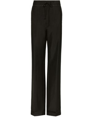 Maison Margiela Mohair Trousers - Black
