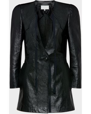 Maison Margiela Leather Jacket - Black