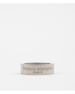 Maison Margiela Logo Ring - White